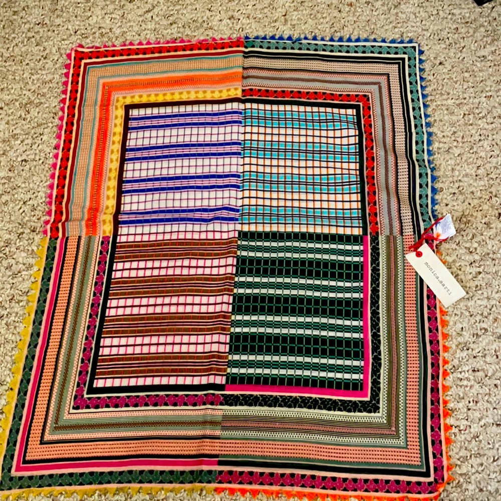 Monica Sarti Multi-Color Scarf